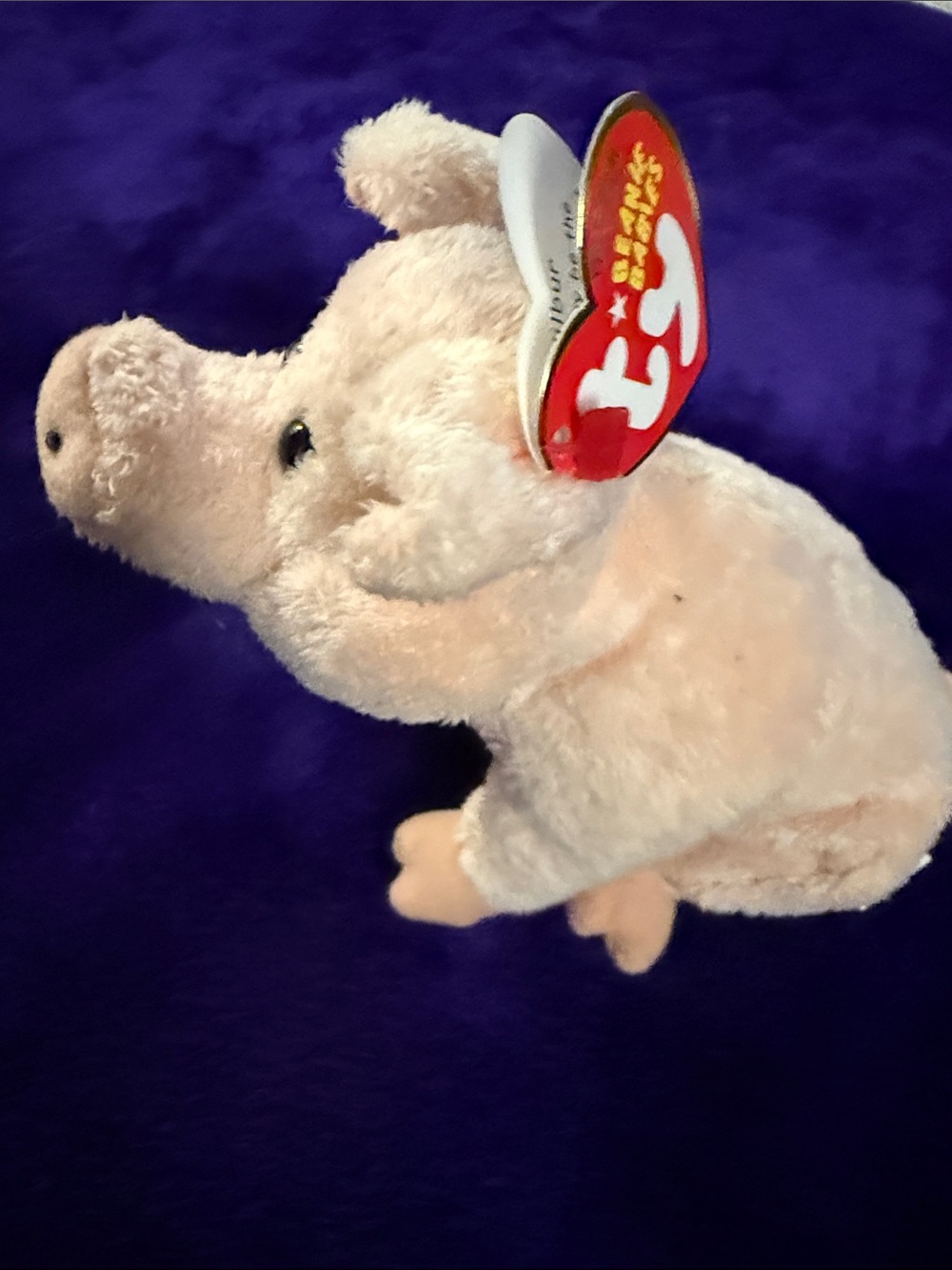 Ty Wilbur charlottes web Plush Pig Stuffed Toy - Soft Pink Small Pet Plush
